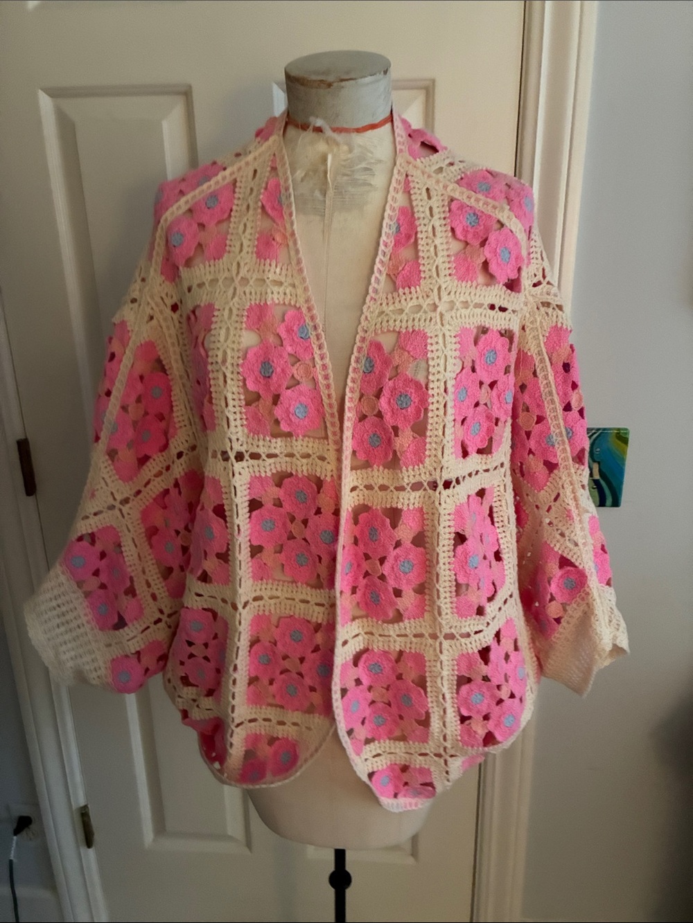 Original USA crochet cardigan